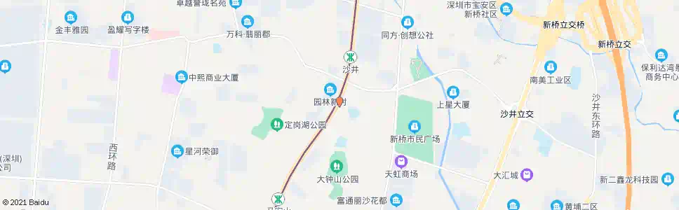 深圳壆岗村_公交站地图_深圳公交_妙搜公交查询2025