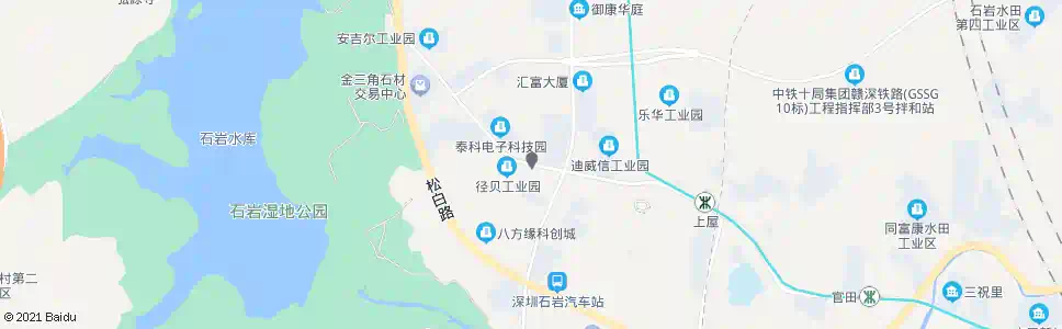 深圳创富科技园_公交站地图_深圳公交_妙搜公交查询2025