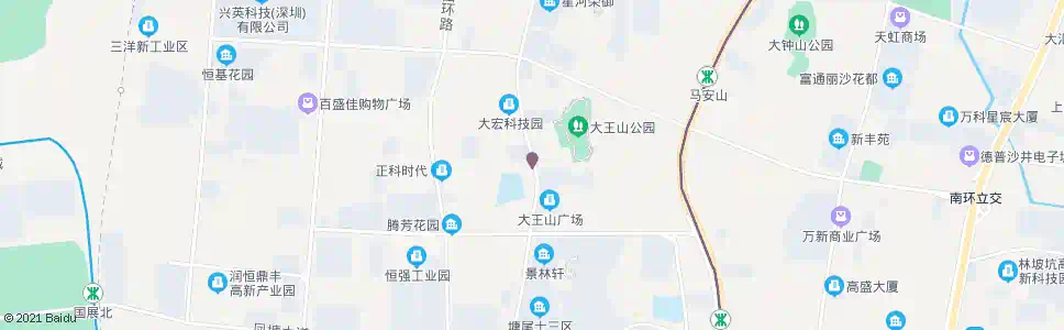 深圳大王山总站_公交站地图_深圳公交_妙搜公交查询2025