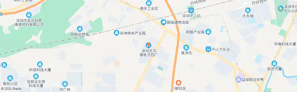 深圳天马厂_公交站地图_深圳公交_妙搜公交查询2025