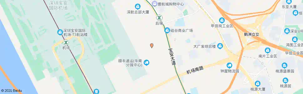 深圳邮政物流中心_公交站地图_深圳公交_妙搜公交查询2025