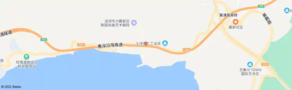 深圳土洋市场_公交站地图_深圳公交_妙搜公交查询2025