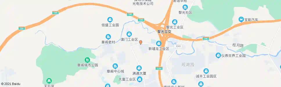 深圳大富工业区_公交站地图_深圳公交_妙搜公交查询2025