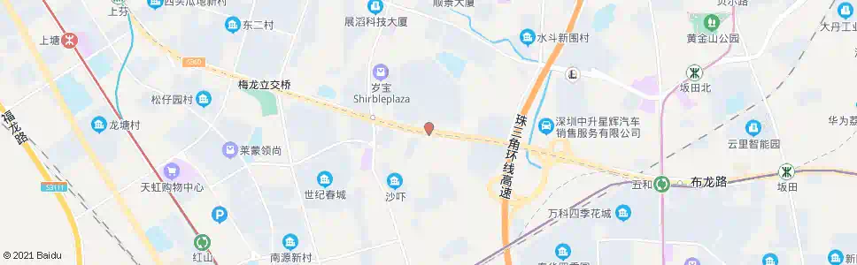 深圳万众家居广场_公交站地图_深圳公交_妙搜公交查询2025