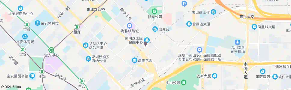深圳宝安法院北_公交站地图_深圳公交_妙搜公交查询2025