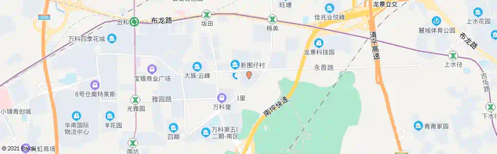 深圳坂田国际中心_公交站地图_深圳公交_妙搜公交查询2025