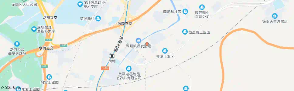 深圳宝丰商场_公交站地图_深圳公交_妙搜公交查询2025