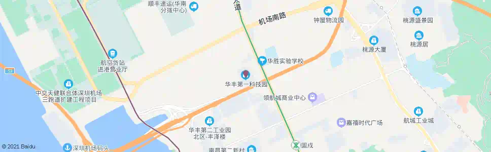 深圳华丰第一工业园_公交站地图_深圳公交_妙搜公交查询2025