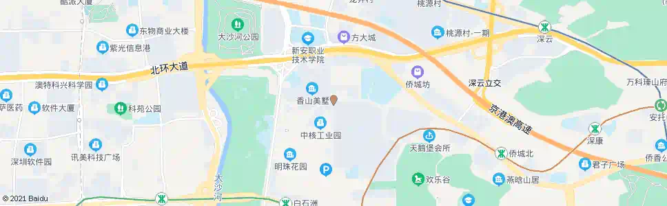 深圳纯水岸西_公交站地图_深圳公交_妙搜公交查询2025