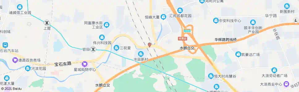 深圳水田社区_公交站地图_深圳公交_妙搜公交查询2025
