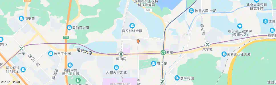 深圳留仙居_公交站地图_深圳公交_妙搜公交查询2025