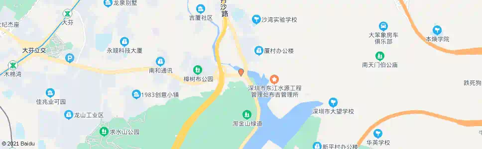 深圳沙湾路口_公交站地图_深圳公交_妙搜公交查询2025