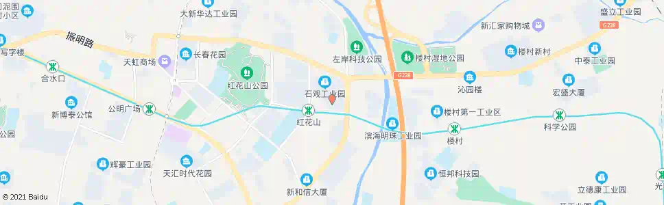 深圳松白工业区_公交站地图_深圳公交_妙搜公交查询2025
