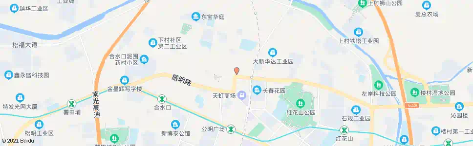 深圳公明派出所_公交站地图_深圳公交_妙搜公交查询2025
