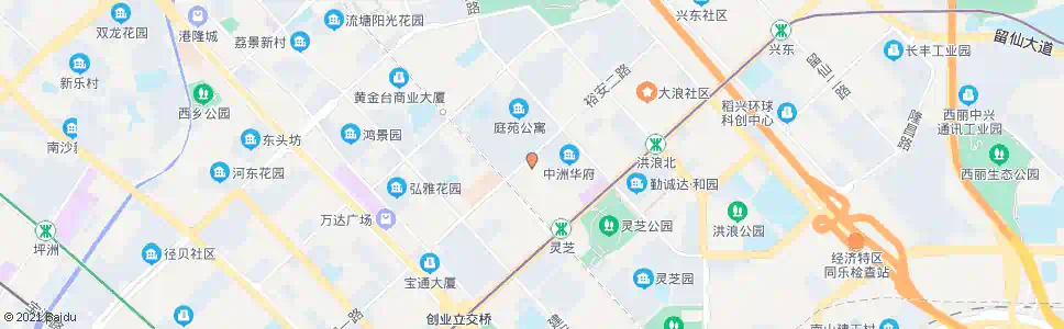 深圳普威广场_公交站地图_深圳公交_妙搜公交查询2025