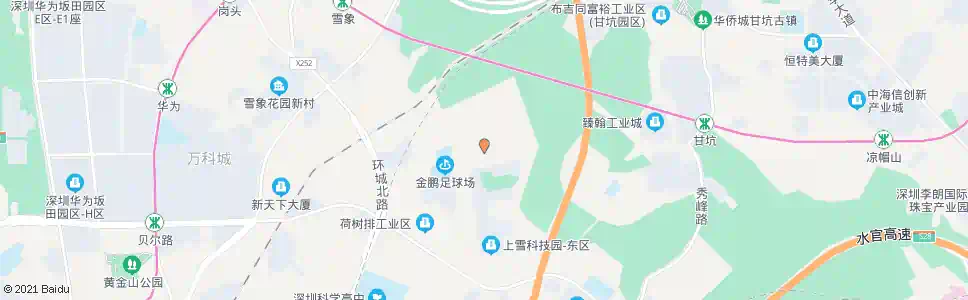 深圳坂田上雪科技园_公交站地图_深圳公交_妙搜公交查询2025
