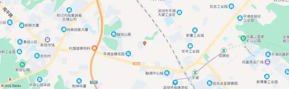 深圳杉坑工业区_公交站地图_深圳公交_妙搜公交查询2025