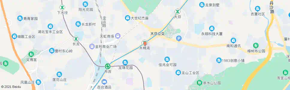 深圳木棉湾地铁站1_公交站地图_深圳公交_妙搜公交查询2025