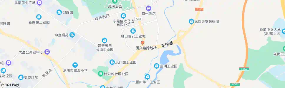 深圳雁田海关_公交站地图_深圳公交_妙搜公交查询2025