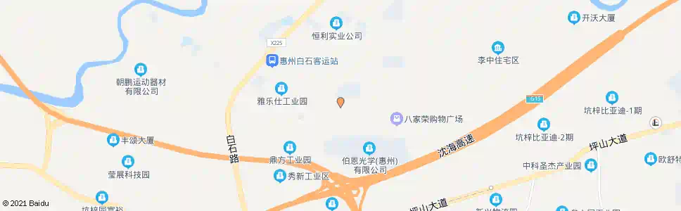 深圳鸿裕步行街_公交站地图_深圳公交_妙搜公交查询2025