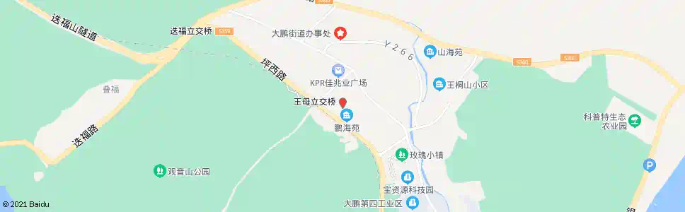 深圳大鹏城管_公交站地图_深圳公交_妙搜公交查询2025