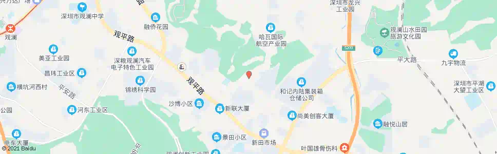 深圳公坑廊_公交站地图_深圳公交_妙搜公交查询2025
