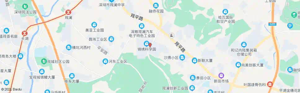 深圳锦绣园_公交站地图_深圳公交_妙搜公交查询2025