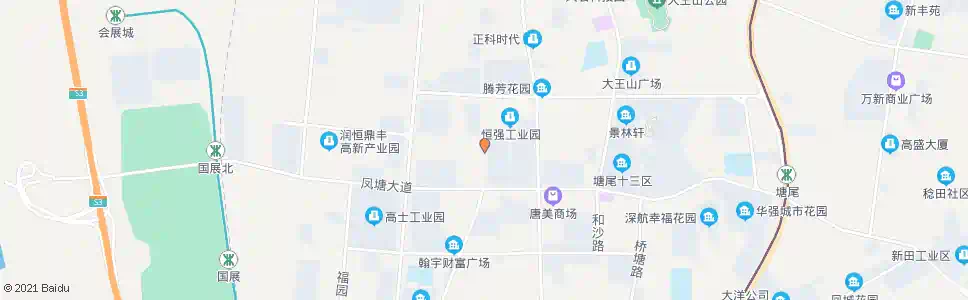 深圳翻身实验西校区西_公交站地图_深圳公交_妙搜公交查询2025