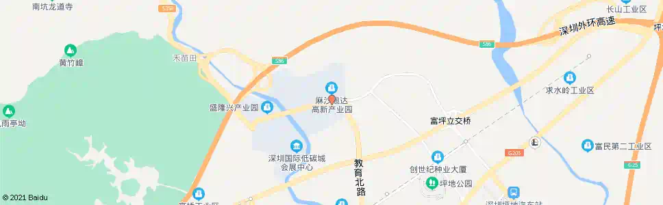 深圳坪环路口_公交站地图_深圳公交_妙搜公交查询2025