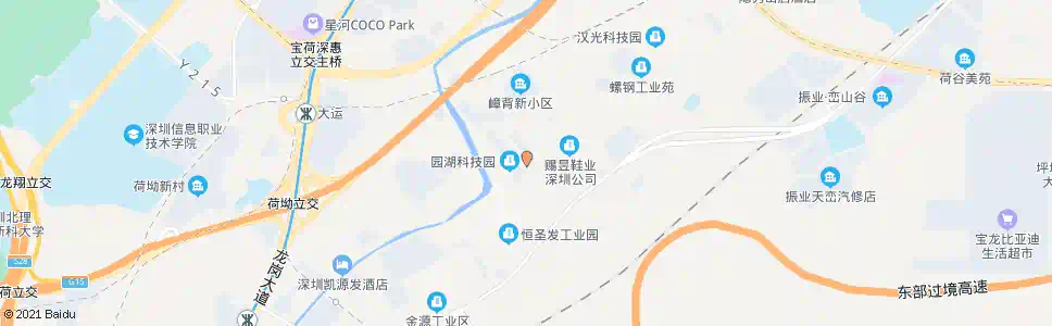 深圳大福老村_公交站地图_深圳公交_妙搜公交查询2025
