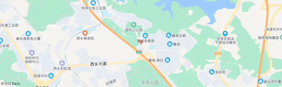 深圳曦城商业中心_公交站地图_深圳公交_妙搜公交查询2025