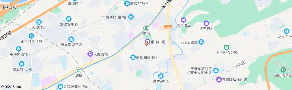 深圳横岗商业城_公交站地图_深圳公交_妙搜公交查询2025