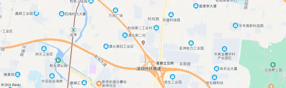 深圳潭头一村_公交站地图_深圳公交_妙搜公交查询2025