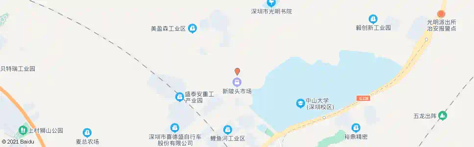 深圳新陂头村_公交站地图_深圳公交_妙搜公交查询2025