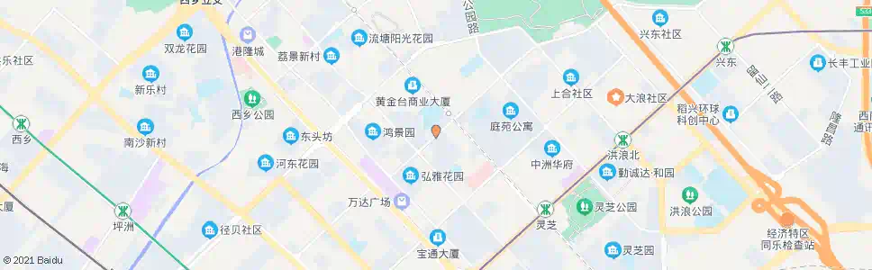 深圳建安新村_公交站地图_深圳公交_妙搜公交查询2025
