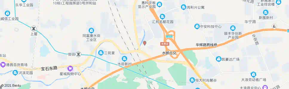 深圳羿松深圳公司_公交站地图_深圳公交_妙搜公交查询2025