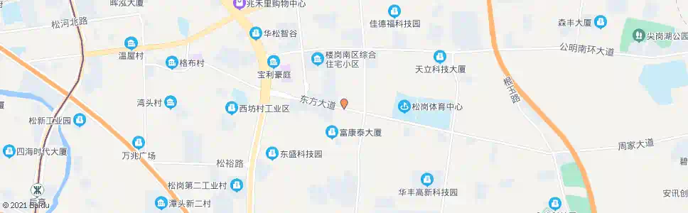 深圳东方八队工业区_公交站地图_深圳公交_妙搜公交查询2025