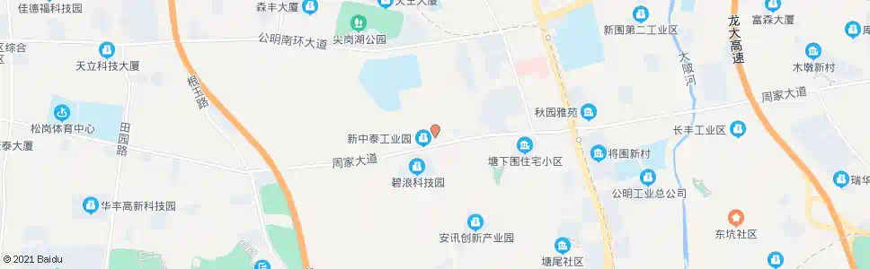 深圳正兴手袋厂_公交站地图_深圳公交_妙搜公交查询2025
