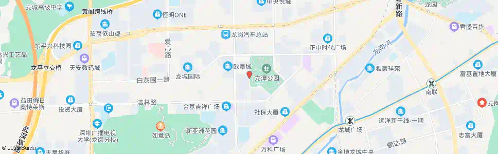 深圳龙潭公园_公交站地图_深圳公交_妙搜公交查询2025