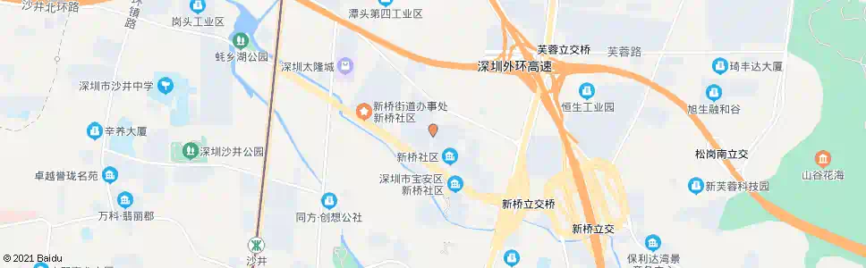 深圳洋下四区_公交站地图_深圳公交_妙搜公交查询2025