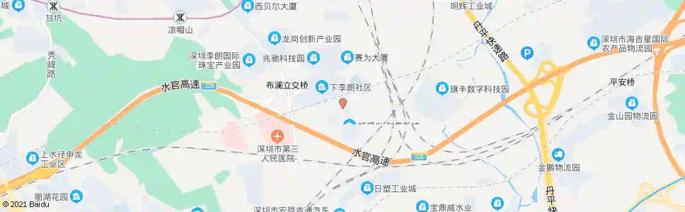 深圳下角市场_公交站地图_深圳公交_妙搜公交查询2025