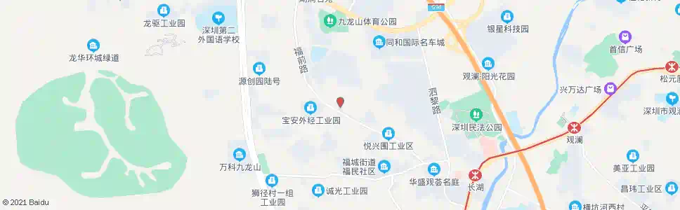 深圳英特利工业园_公交站地图_深圳公交_妙搜公交查询2025