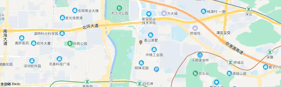 深圳侨城馨苑_公交站地图_深圳公交_妙搜公交查询2025