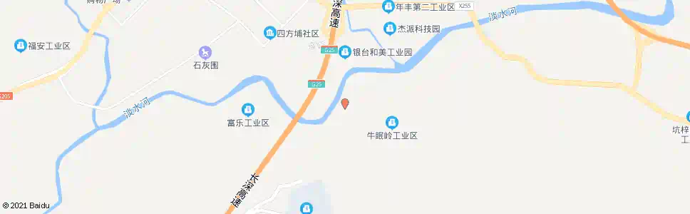 深圳牛眠岭桥头_公交站地图_深圳公交_妙搜公交查询2025