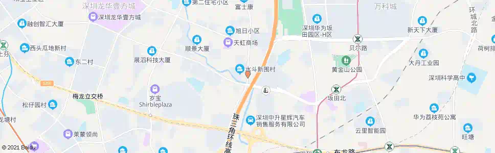 深圳水斗村_公交站地图_深圳公交_妙搜公交查询2025