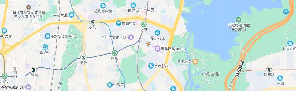 深圳百仕达东郡_公交站地图_深圳公交_妙搜公交查询2025