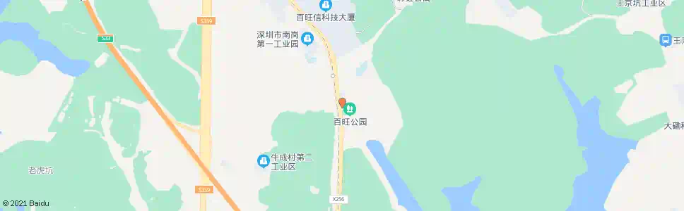 深圳白芒检查站_公交站地图_深圳公交_妙搜公交查询2025
