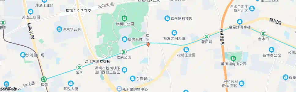 深圳松岗教堂_公交站地图_深圳公交_妙搜公交查询2025