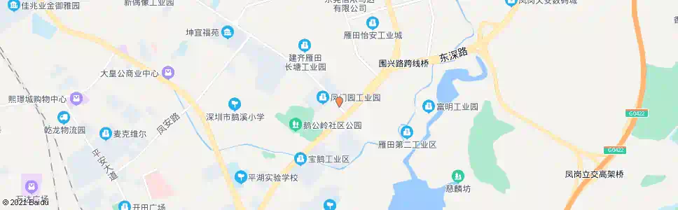 深圳雁田收费站_公交站地图_深圳公交_妙搜公交查询2025