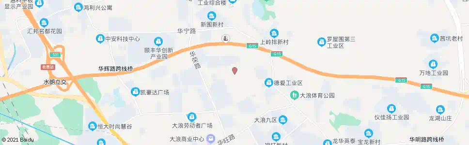 深圳水围村_公交站地图_深圳公交_妙搜公交查询2025